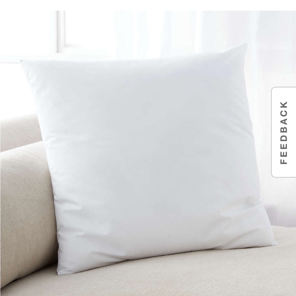 Crate and Barrel Down-Alternative 20" Pillow Insert